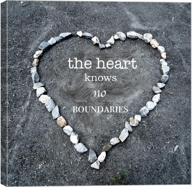 The Heart Knows No Boundaries Canvas Print by DiFigiano Photography