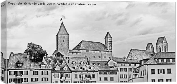 Rapperswil Castle 2 Canvas Print by DiFigiano Photography