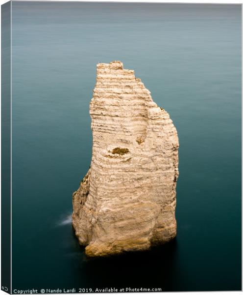 The Needle Of Etretat Canvas Print by DiFigiano Photography