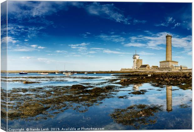 Eckmuehl Lighthouse Canvas Print by DiFigiano Photography