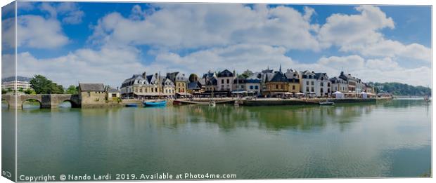 Auray Canvas Print by DiFigiano Photography
