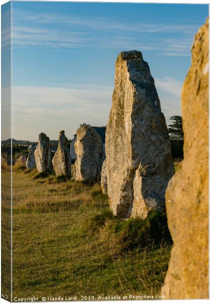 Menhirs de Lagatjar 3 Canvas Print by DiFigiano Photography