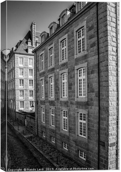 Saint Malo 3 Canvas Print by DiFigiano Photography