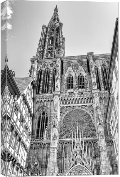 Strasbourg Cathedral Canvas Print by DiFigiano Photography