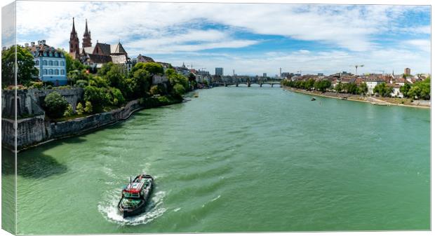 Working The Rhine Canvas Print by DiFigiano Photography
