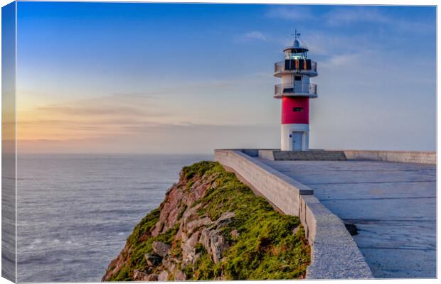 Cabo Ortegal lighthouse on the coast of Galicia Canvas Print by DiFigiano Photography