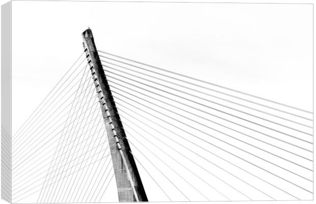 Ponte Dos Tirantes Canvas Print by DiFigiano Photography