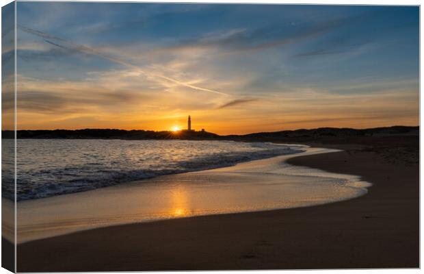 Playa de Mari Sucia Sunset Canvas Print by DiFigiano Photography