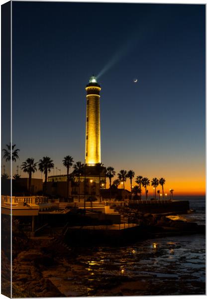 Chipiona Lighthouse Canvas Print by DiFigiano Photography