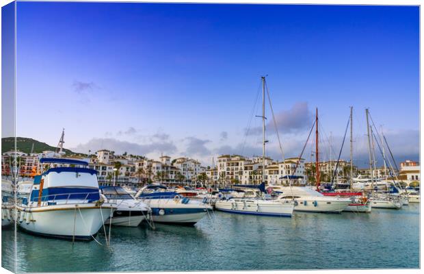 Puerto de la Duquesa Canvas Print by DiFigiano Photography