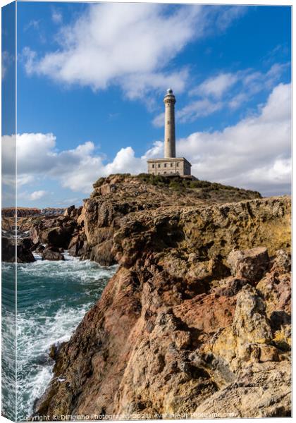 Cabo de Palos Lighthouse Canvas Print by DiFigiano Photography