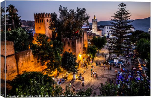 Kasbah de Chaouen Canvas Print by Hannan Images