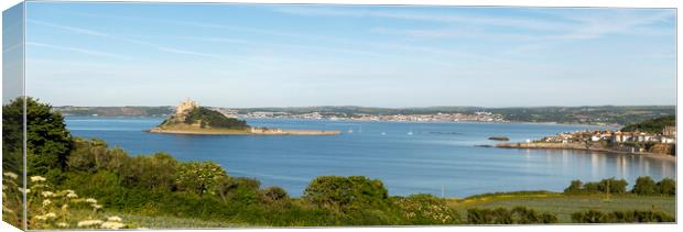 St Michaels mount Cornwall Canvas Print by kathy white