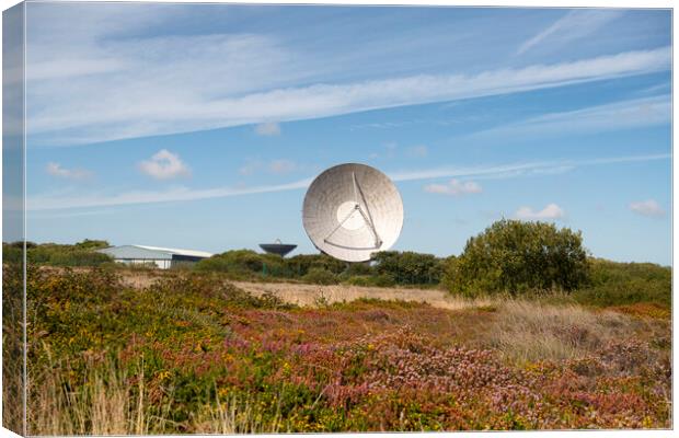 Goonhilly Earth Station, Cornwall Canvas Print by kathy white