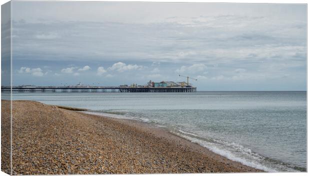 Brighton Seafront,  Pier,  Canvas Print by kathy white
