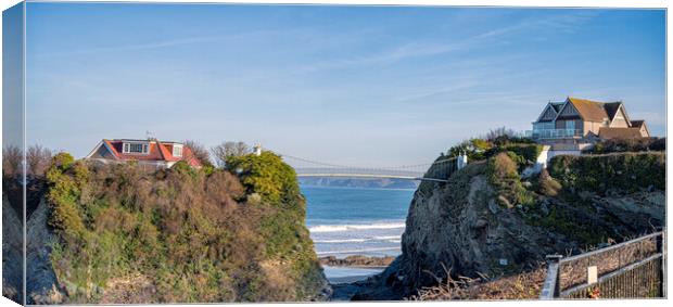  The Island, or Jago's Island Newquay Canvas Print by kathy white