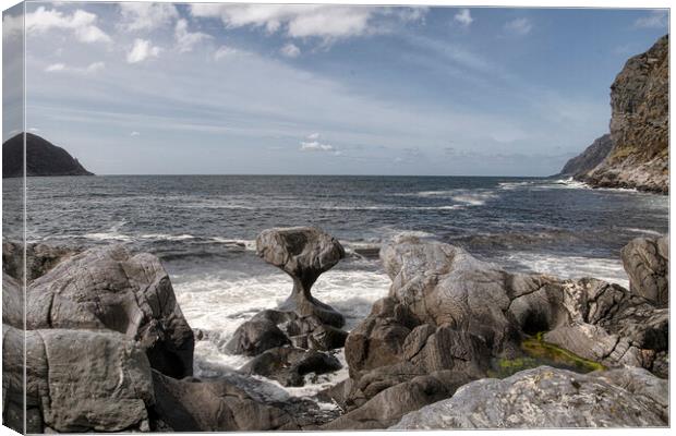 Kannesteinen Rock Maloy Norway Canvas Print by kathy white