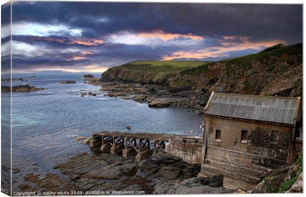 Old Lizard Lifeboat Station,Lizard peninsula Canvas Print by kathy white