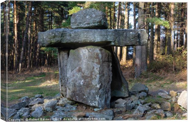 Druid Stones Canvas Print by Lrd Robert Barnes