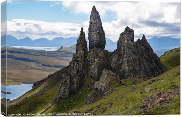 The Old Man of Storr Canvas Print by Lrd Robert Barnes
