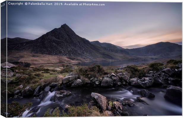 Tryfan at Sunset Canvas Print by Palombella Hart