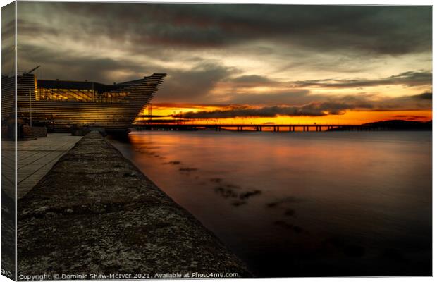 Sunrise at the V&A Dundee Canvas Print by Dominic Shaw-McIver