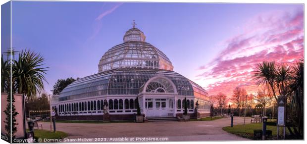 Sefton Park Palmhouse Canvas Print by Dominic Shaw-McIver