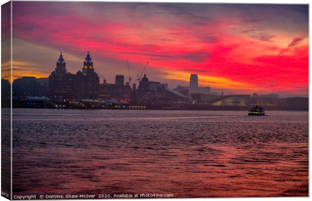 Ferry 'cross the Mersey Canvas Print by Dominic Shaw-McIver