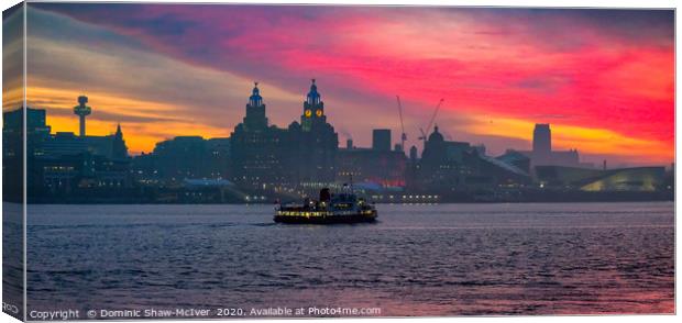 Ferry 'cross the Mersey Canvas Print by Dominic Shaw-McIver