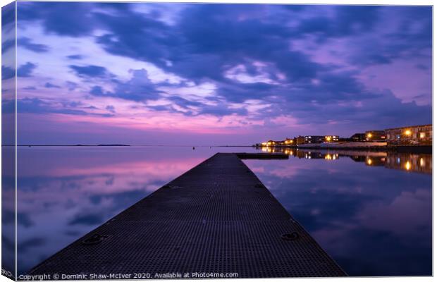 West Kirby Sunset Canvas Print by Dominic Shaw-McIver