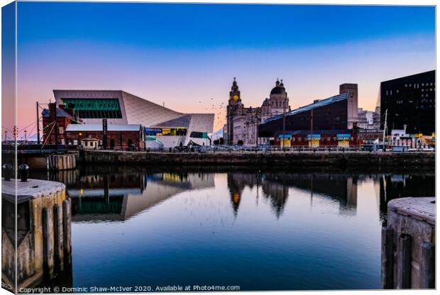 Liverpool reflections Canvas Print by Dominic Shaw-McIver