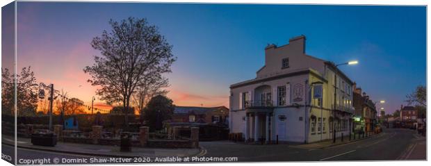 Woolton Village Sunrise Canvas Print by Dominic Shaw-McIver