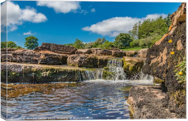 Sleightholme Beck at East Mellwaters, Teesdale Canvas Print by Richard Laidler