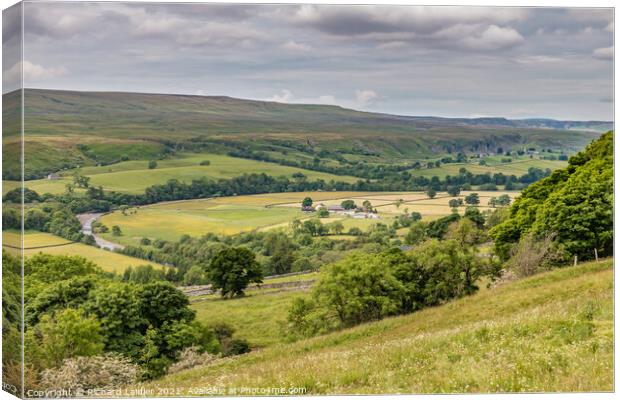 Teesdale Summer Meadows Canvas Print by Richard Laidler