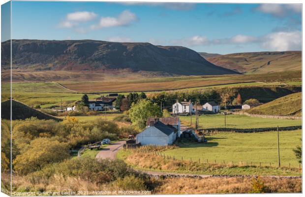 Autumn morning at Langdon Beck, Teesdale Canvas Print by Richard Laidler