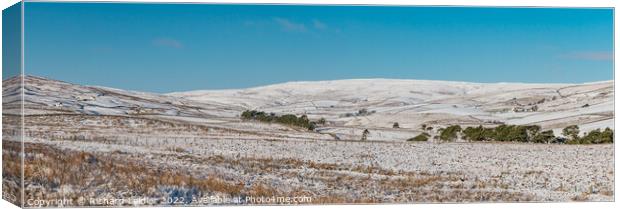 Harwood Winter Panorama Canvas Print by Richard Laidler