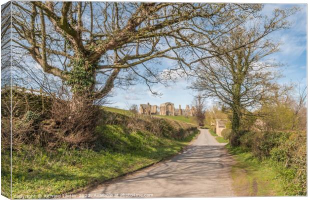 Abbey Lane, Barnard Castle, Teesdale Canvas Print by Richard Laidler