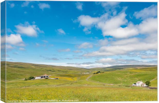 Summer Morning in Harwood, Teesdale Canvas Print by Richard Laidler