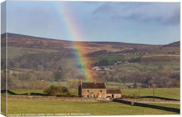 The Luckiest House in Teesdale Canvas Print by Richard Laidler