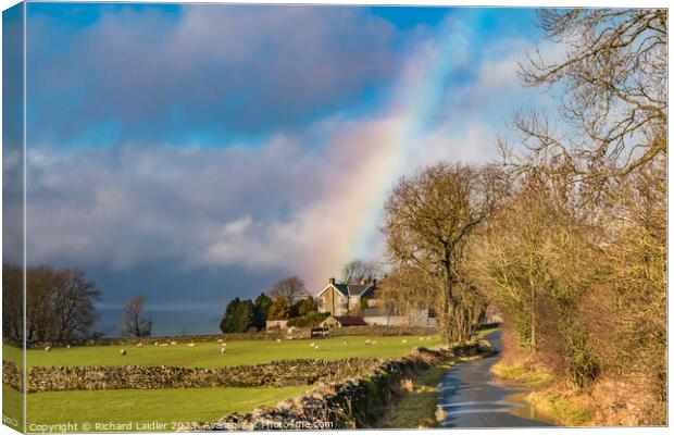 Another Lucky Teesdale Farmer Canvas Print by Richard Laidler