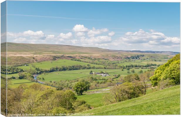 Spring Morning in Upper Teesdale (2) Canvas Print by Richard Laidler