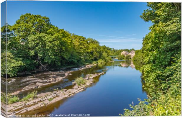 Early Summer at Demesnes Mill, Barnard Castle. Teesdale Canvas Print by Richard Laidler