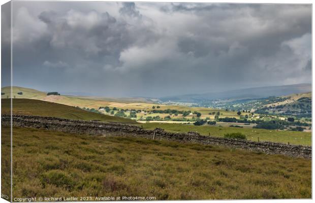 Spotlight on Laithkirk, Teesdale Canvas Print by Richard Laidler