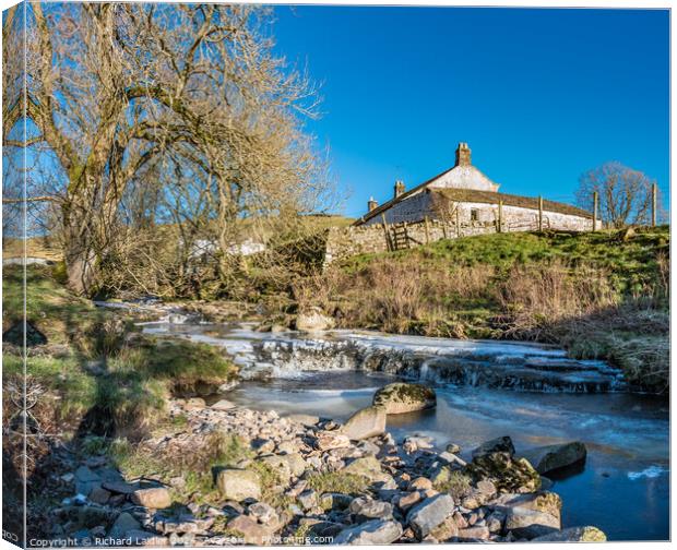 Frozen Ettersgill Beck, Teesdale (2) Canvas Print by Richard Laidler