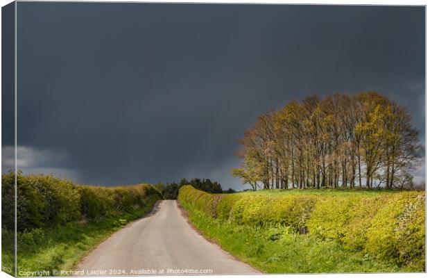 Road to the Squall Canvas Print by Richard Laidler