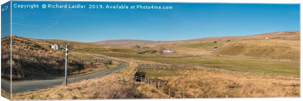 Harwood, Upper Teesdale Panorama (1) Canvas Print by Richard Laidler
