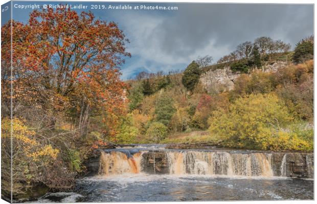 Wain Wath Force, Swaledale, Yorkshire Dales Canvas Print by Richard Laidler