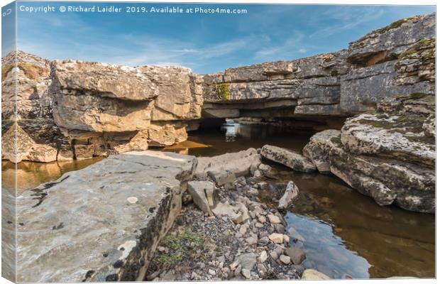 God's Bridge Canvas Print by Richard Laidler