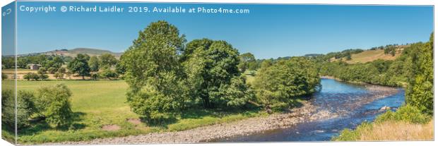 River Tees Panorama Canvas Print by Richard Laidler