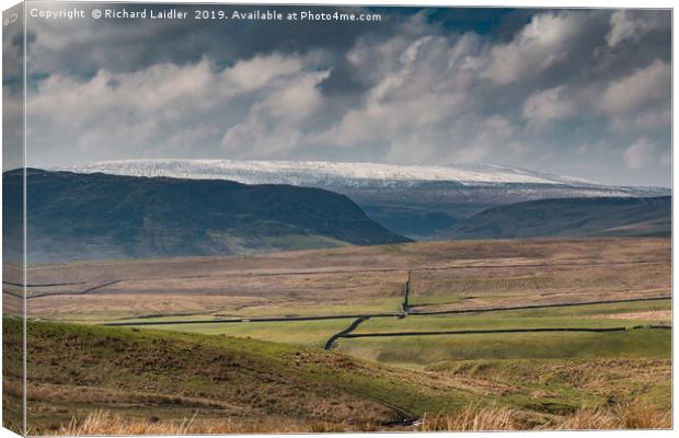 Over to Murton Fell, Upper Teesdale Canvas Print by Richard Laidler